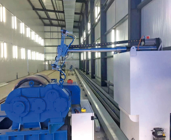 風電塔筒內外壁自動噴漆設備