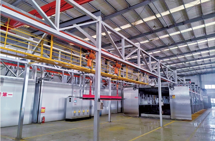 工程機(jī)械自動噴漆烘干生產(chǎn)線