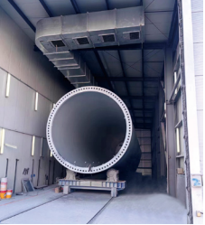 風電塔內外壁自動噴漆設備2