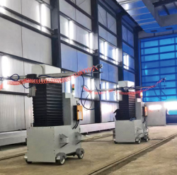 風電塔內外壁自動噴漆設備1